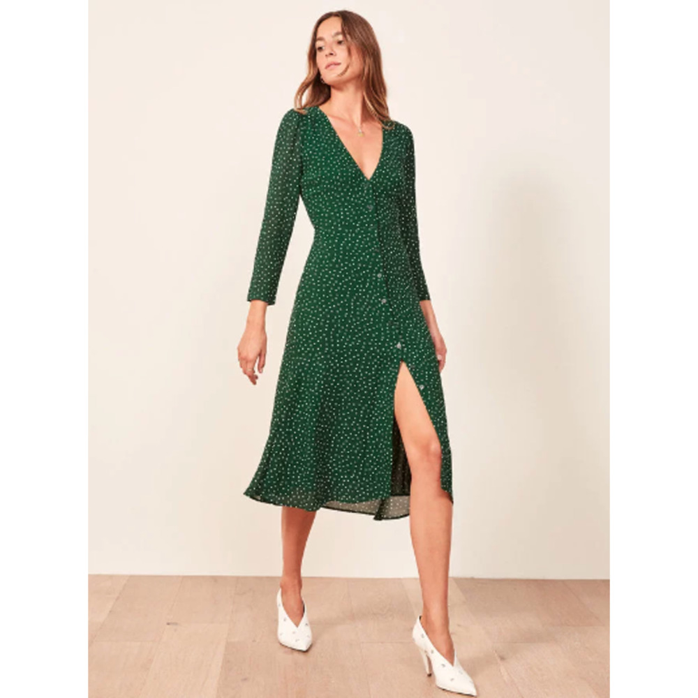 Reformation Alma Midi Dress